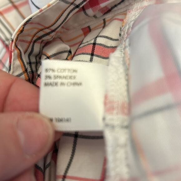 Lady Hagen Plaid Golf Shorts - Red, Black, White Size 14 EUC - Picture 8 of 9